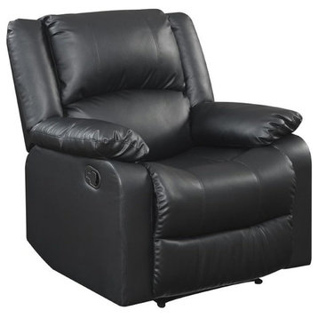 Hawthorne Collections Recliner in Black