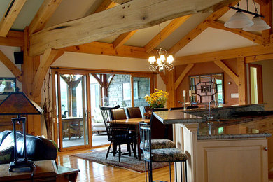 Elegant kitchen photo in Toronto