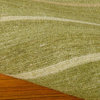 Kathy Ireland Home Griot Zeze Striped Rug, Thyme, 8'0"x10'6"