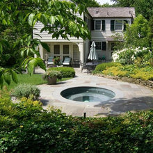 Landscape/hot tub