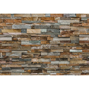 Colorful Stone Wall Mural
