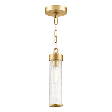 Hudson Valley Soriano Pendant Light in Aged Brass
