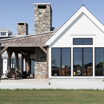 Modern Farm House with Custom Barn