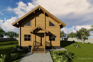 Проект деревянного дома из бруса
