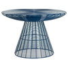 Gina Wire Coffee Table, Blue