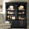 Hooker Telluride Bunching Bookcase With Door, Black