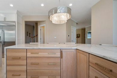 Inspiration for a contemporary home design remodel in Chicago