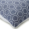 Blue Pillows Linen Lattice Throw Pillow Cover, 20"x20" Trellis, Linen Closet