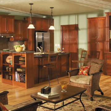 Fieldstone Cabinetry Kitchen in Cherry finished in Nutmeg