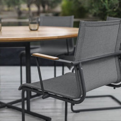 SWAY STACKING CHAIR (STAINLESS STEEL) - Dining Chairs