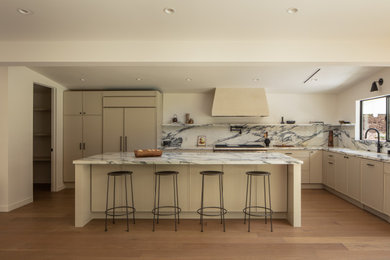 Example of a french country kitchen design in Los Angeles
