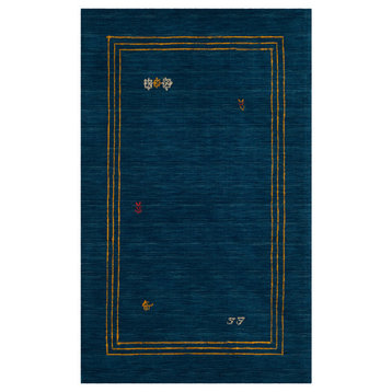 Safavieh Himalaya Collection HIM588 Rug, Blue/Multi, 3' X 5'