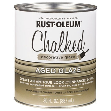 Rust-Oleum® 315881 Chalked Decorative Glaze Topcoat, Aged, 30 Oz