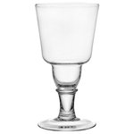 Bonnecaze Absinthe & Home - Jura Absinthe Glass - This stylish, mouth blown absinthe glass would be a wonderful addition to any absintheur's collection. The glass features a nice, clean look and open reservoir, making it easy to watch the louching process. This glass is exact reproduction of an original late 19th and early 20th century absinthe bar glass used throughout France and Switzerland. The glass has a pronounced reservoir which served a dual purpose. One, it showed the bartender the precise amount to pour for that size glass, and secondly, to let the customer know he was getting an accurate pour.