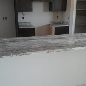 Fantasy Brown Satin Marble