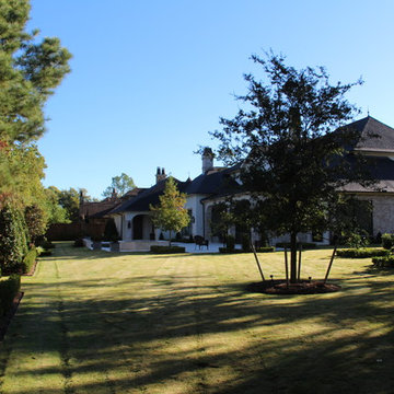 Custom Home Landscape 77546