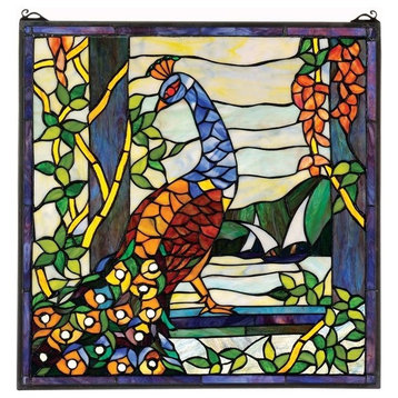 Peacocks Garden Window