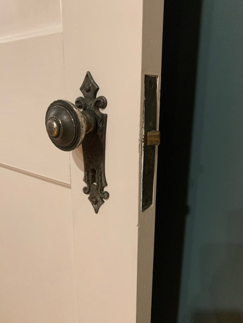 Mortise Door Knobs In Old House