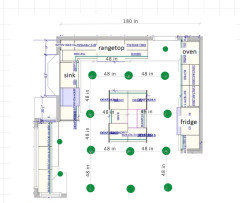 How to place new recessed lights in kitchen remodel | Houzz Forum