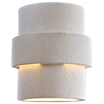 Minka Lavery 1-Light White Ceramic Outdoor Wall Light