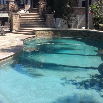 Main house pool area