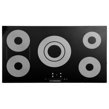 Cosmo 36 in. Electric Ceramic Glass Cooktop with 4 Burners and Touch Controls