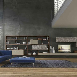 Comp. 528 Wall Unit, Presotto Italy - Entertainment Centers And Tv Stands