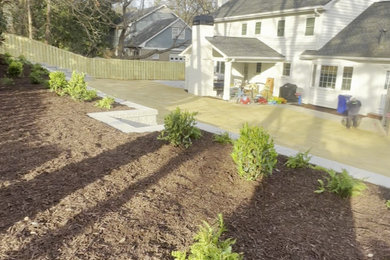 This is an example of a modern landscaping in Atlanta.