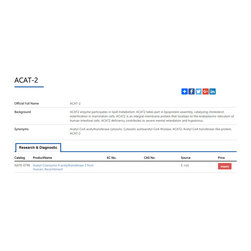 recombinant acat-2 enzyme - Products