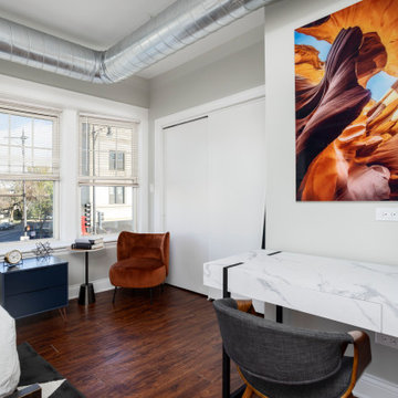 Montrose Flat Renovation: Mid-mod Eclectic