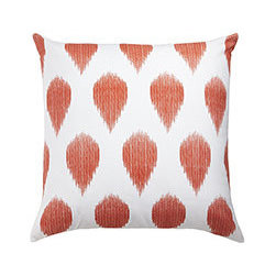 TEARDROP IKAT PILLOW - FIRE - Decorative Pillows