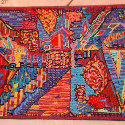 Custom hand knotted rug designs - Rugs