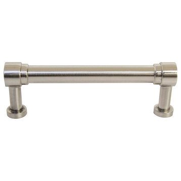 Design House 182501 Deco 3-15/16 Inch Center to Center Bar - Brushed Nickel
