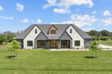 Inspiration for a scandinavian exterior home remodel