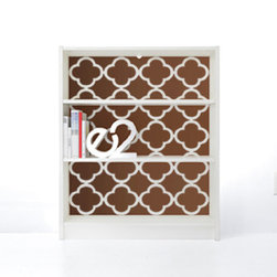 PANYL Maduro Quatrefoil for IKEA BILLY - Home Decor