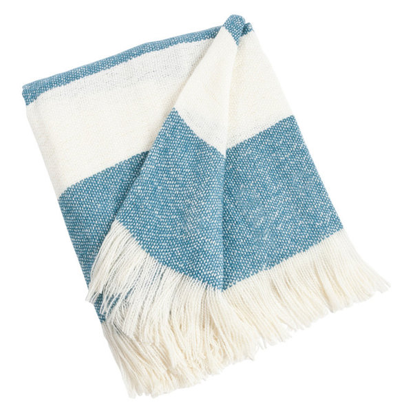 Chic Striped Design Throw Blanket, 50