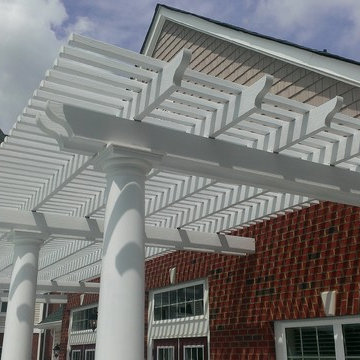 Apartment Complex Pergola