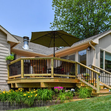 Okemos Sunroom and Deck Addition