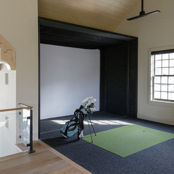 Field House For A Hockey & Golf Family