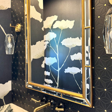 Rebel Walls Wallpaper Installation in Restroom