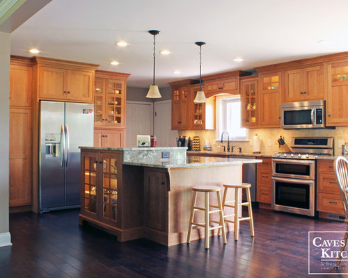 Natural Cherry Kitchens Home Design Ideas, Pictures, Remodel and Decor