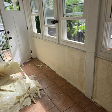 Sunroom Spray Foam Insulation Upgrade