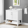 Ove Decors Concord 36" Single Sink Vanity Kit White With Included Mirror