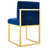 Haute Navy Velvet Chair