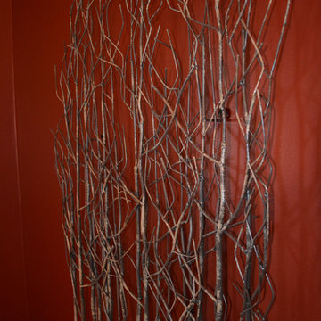 Rust Red Dining Room