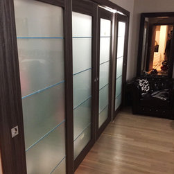 Private Residence - Custom Interior Doors Gray Oak 2 - Interior Doors