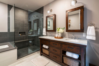 Inspiration for a transitional bathroom remodel in Philadelphia
