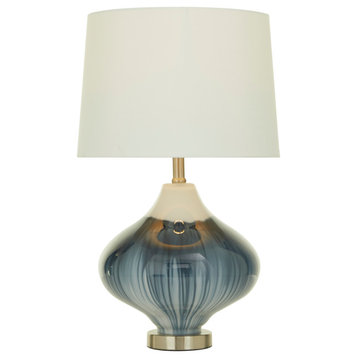 Modern Blue Glass Table Lamp 562646