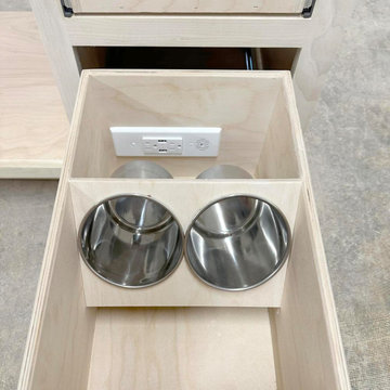 Powered Styling Drawer with Canisters