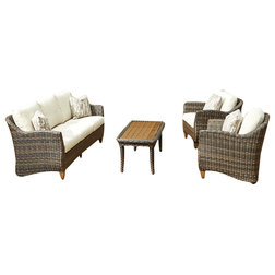 Tropical Outdoor Lounge Sets by Klaussner Furniture